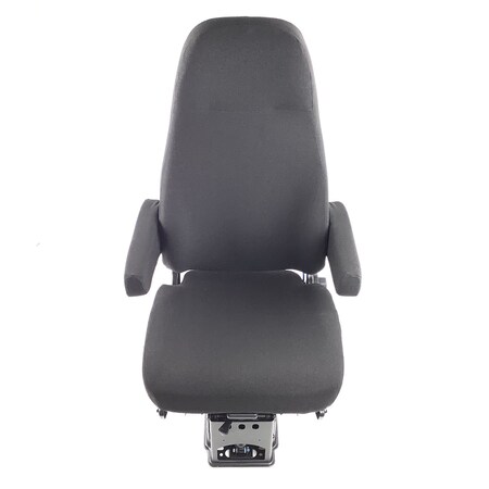 National Seat Assy, Hipro Suspension, High-Back, Black Cloth, Ensign Model 51110.335